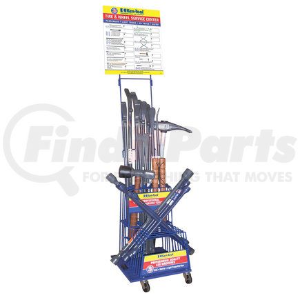 36047-KT by HALTEC - Tire Repair Tool - Tire and Wheel Service Center, 15" x 17" 23-Piece Display