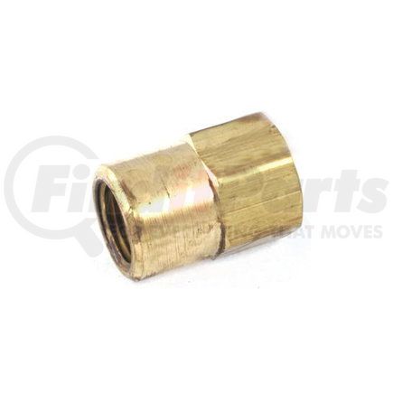006664 by VELVAC - Flare Fitting - 3/8" Tube, 1/4" Pipe, 5/8"-18 Straight Thread, Brass