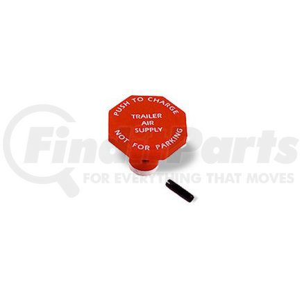 034049 by VELVAC - Parking Brake Switch - Trailer Air Supply Knob and Pin Kit for (PP-7 Style) Dash Control Valve