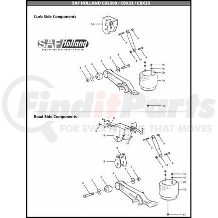 90045040 by SAF-HOLLAND - Shock Absorber