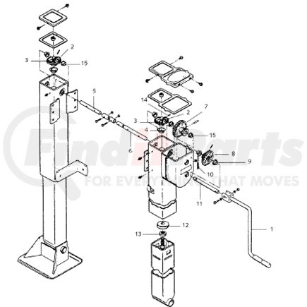 725003 by SAF-HOLLAND - Leaf Spring Pin - 3/8 in.