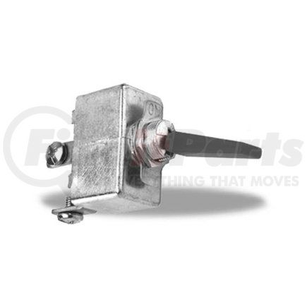 090187 by VELVAC - Toggle Switch - SPST Poles, 50 Amp, 12 VDC, On/Off Circuitry, (2) Screw Terminals, Red Handle