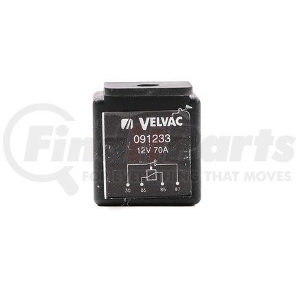 091233 by VELVAC - Multi-Purpose Relay Kit - Relay, 12 Voltage, 70 Amp Rating, 4 Terminals, Mounting Tab