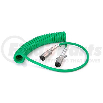 590080 by VELVAC - ABS Coiled Cable - 1/8, 2/10, 4/12 Gauge, 20' Working Length, Two 12" Leads