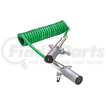 590263 by VELVAC - Coiled Cable - 12' Tailgate Lift, Battery Charging, 4 Gauge Cable Assembly, Green Jacketed