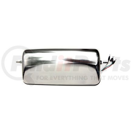 708211 by VELVAC - Door Mirror - Stainless Steel, Driver Side