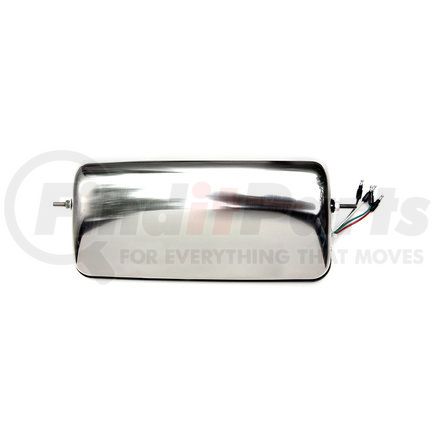 708212-4 by VELVAC - 2010 Series Door Mirror - Stainless Steel, Passenger Side