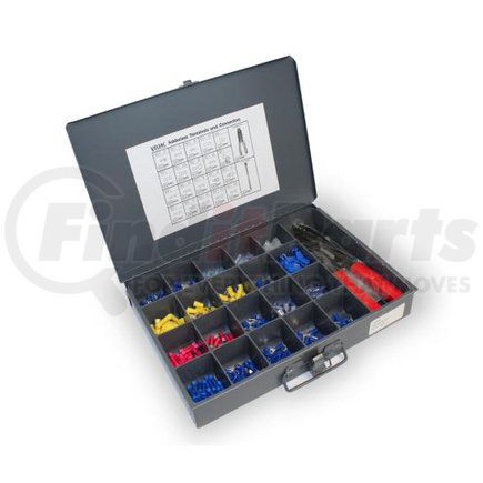 056096 by VELVAC - Electrical Terminals Assortment - Kit with Crimping Tool