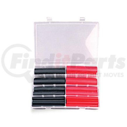 057110 by VELVAC - Heat Shrink Tubing - Total Pieces 36: 4 pcs 1.10" Black, 4 pcs .750" Black, 10 pcs .400" Black, 4 pcs 1.10" Red, 4 pcs .750" Red, 10 pcs .400" Red