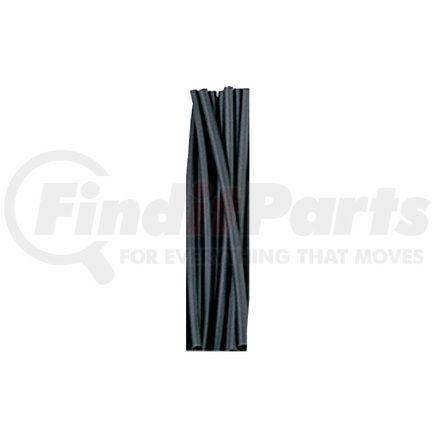 057112-10 by VELVAC - Heat Shrink Tubing - 6" Length, .190" I.D. Pre-Shrink, .093 I.D. After, Black, 10 Pack