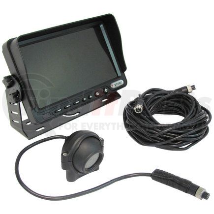 719595 by VELVAC - Park Assist Camera and Monitor Kit - Rear & Side View Camera, 7" Color LCD Monitor, 34' LCD Cable