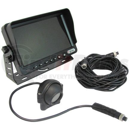 719597 by VELVAC - Park Assist Camera and Monitor Kit - Rear & Side View Camera, 7" Color LCD Monitor, 2-34' LCD Cables