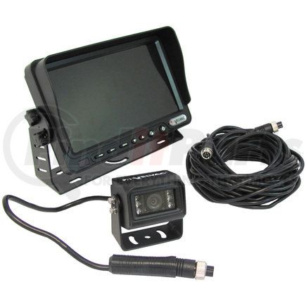 719603 by VELVAC - Park Assist Camera and Monitor Kit - Adjustable Rear View Camera, 7" Color LCD Monitor, 2-34' LCD Cable