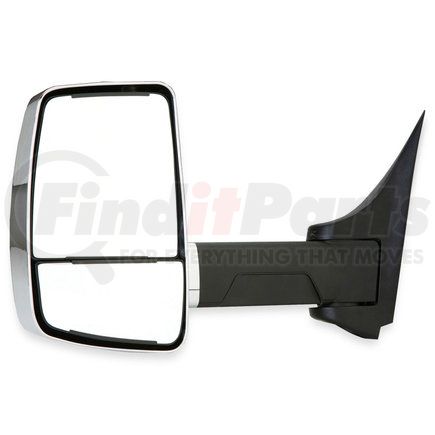 719761 by VELVAC - 2020XG Series Door Mirror - Chrome, 102" Body Width, Driver Side