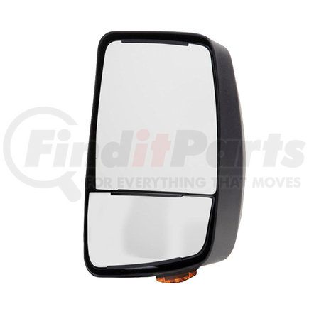 719764 by VELVAC - 2020XG Series Door Mirror - Black, Passenger Side