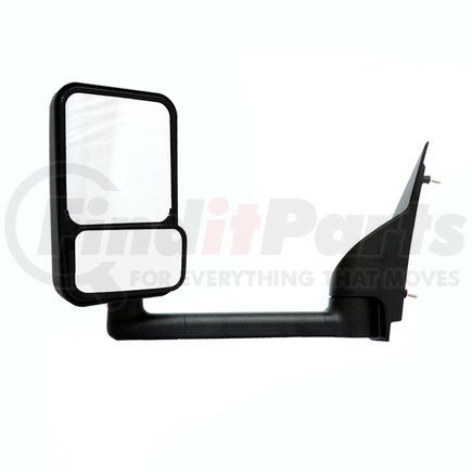 728731 by VELVAC - 2020SS Superstar Series Door Mirror - Black, 93" Body Width, Superstar Head, Driver Side