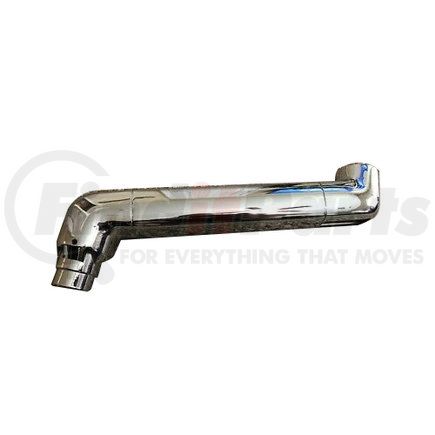 C709483 by VELVAC - Door Mirror Arm - 2030 Series, 17" Bus Arm, Chrome, Lighted