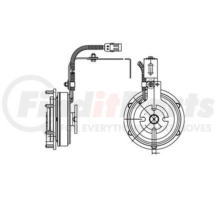 996024 by HORTON - EC450 Fan Clutch