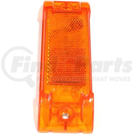 21203Y by TRUCK-LITE - Marker Light - Yellow Rectangular Sealed Acrylic Lens Abs Housing 16 Gauge Wire