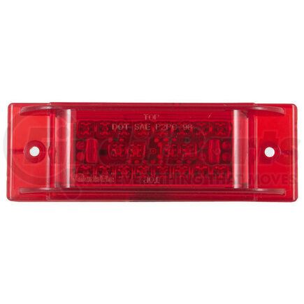 21280R by TRUCK-LITE - Auxiliary Light - 12 Volt LED, Rectangle, Red, Surface Mount