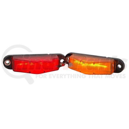2670 by TRUCK-LITE - Marker Light - Amber LED, Slim Style, Surface Mount, Hard-Wired