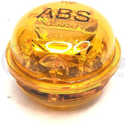 30282Y by TRUCK-LITE - Marker Light - Yellow, Round, Polycarbonate Lens With Abs Logo