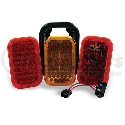 45071Y by TRUCK-LITE - Auxiliary Light Mounting Bracket Hardware Kit - LED, Llv 45 Series Rear Turn Grommet Mount Lamp Kit, Diamond Shell