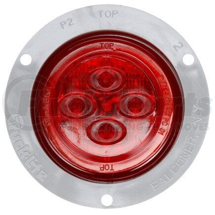 10091R by TRUCK-LITE - 10 Series Marker Clearance Light - LED, Fit 'N Forget M/C Lamp Connection, 12v