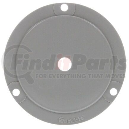 10136 by TRUCK-LITE - 10 Series Round Shape Lights Mounting Bracket - Gray Polycarbonate, 3 Screw Bracket Mount