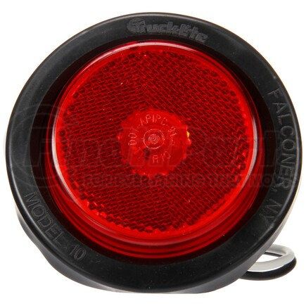 10525R by TRUCK-LITE - 10 Series Marker Clearance Light - Incandescent, PL-10 Lamp Connection, 12v