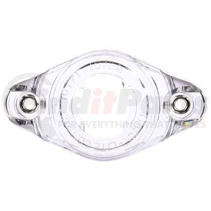 10721 by TRUCK-LITE - 10 Series Round Shape Lights Mounting Bracket - 2" / 2.5" in Diameter Lights, Clear Polycarbonate, 2 Screw Bracket Mount