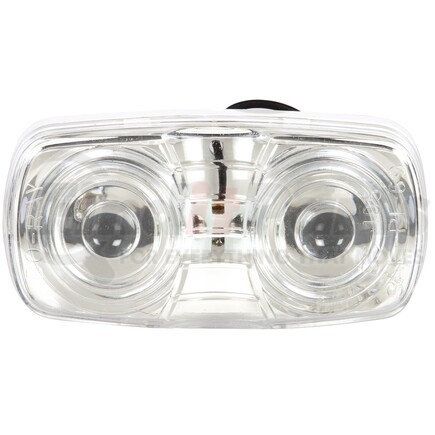 1211W by TRUCK-LITE - Signal-Stat Utility Light - Incandescent, 2 Bulb, Rectangular Clear Lens, 12V, Bracket Mount