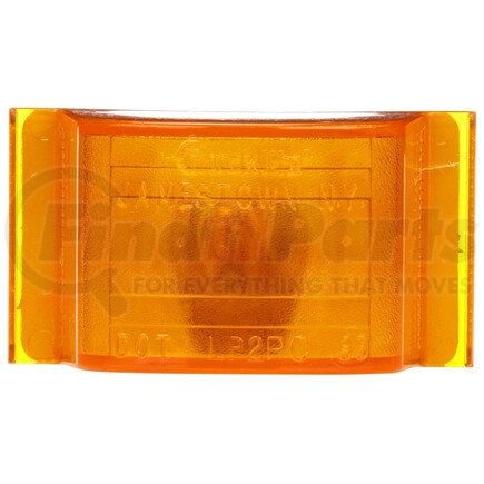 12200Y by TRUCK-LITE - 12 Series Marker Clearance Light - Incandescent, PL-10 Lamp Connection, 12v
