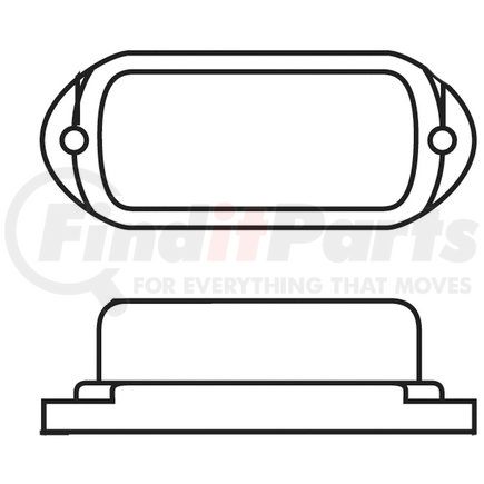 1506 by TRUCK-LITE - Signal-Stat Marker Clearance Light - Incandescent, Hardwired Lamp Connection, 12v