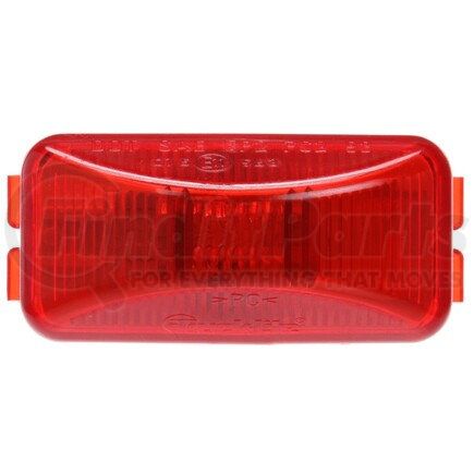 15201R by TRUCK-LITE - 15 Series Marker Clearance Light - Incandescent, PL-10 Lamp Connection, 24v
