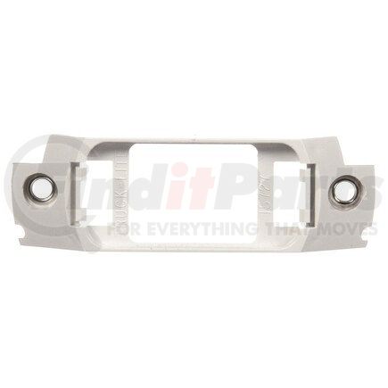 15412 by TRUCK-LITE - 15 Series Marker Light Mounting Bracket - For 15 Series Rectangular Shape Lights, 2 Screw Bracket Mount, White ABS