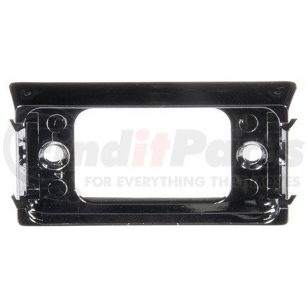 15405 by TRUCK-LITE - 15 Series Marker Light Mounting Bracket - For 15 Series Rectangular Shape Lights, 2 Screw Bracket Mount, Chrome ABS