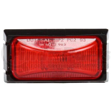 15507R by TRUCK-LITE - 15 Series Marker Clearance Light - Incandescent, .156 Bullet Hot Wire Lamp Connection, 12v