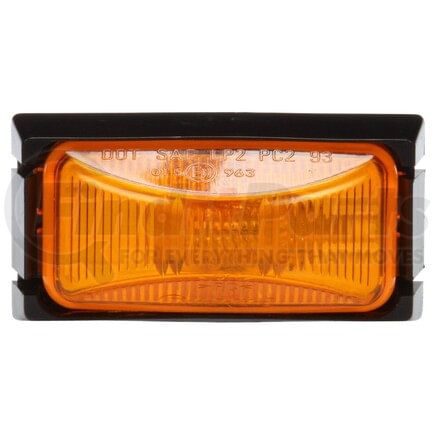 15507Y by TRUCK-LITE - 15 Series Marker Clearance Light - Incandescent, .156 Bullet Hot Wire Lamp Connection, 12v