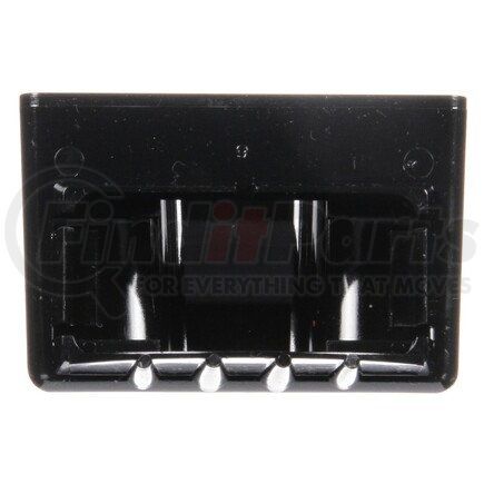 15730 by TRUCK-LITE - 15 Series License Plate Light Bracket - For Rectangular Shape Lights, Black Polycarbonate, 2 Screw