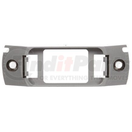 15733 by TRUCK-LITE - 15 Series Marker Light Mounting Bracket - For 15 Series Rectangular Shape Lights, 2 Screw Bracket Mount, Gray ABS