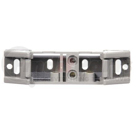 15720 by TRUCK-LITE - 15 Series Marker Light Mounting Bracket - For 15 Series Rectangular Shape Lights, 2 Screw Bracket Mount, Gray ABS