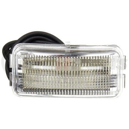 15905 by TRUCK-LITE - 15 Series License Plate Light - LED, 3 Diode, Rectangular, Bracket Mount, 24V