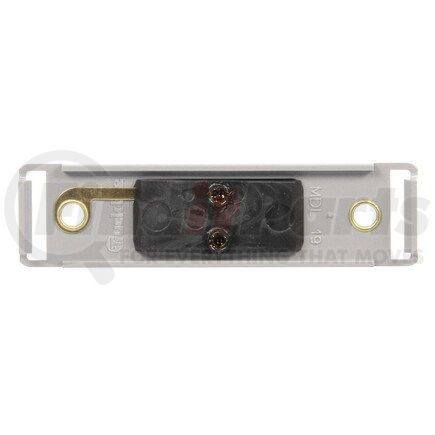 19720 by TRUCK-LITE - 19 Series Marker Light Mounting Bracket - For 19 Series Rectangular Shape Lights, 2 Screw Bracket Mount, Gray Polycarbonate