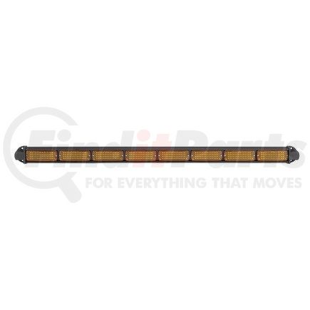 19680A by TRUCK-LITE - Light Bar - LED Light Bar - Signal-Stat, LED, 8 Diode, Traffic Advisor With Control Head, Yellow, Black Steel, Aluminum Housing, Hardwired, Stripped End, 12V