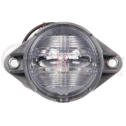 20302 by TRUCK-LITE - Dome Light - Incandescent, 1 Bulb, Round Clear Lens, Silver Bracket Mount, 12V