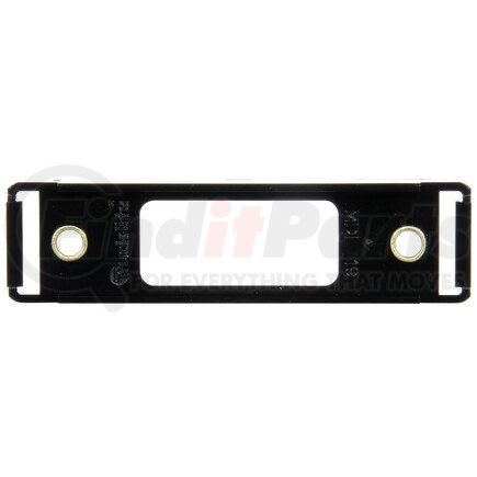 19728 by TRUCK-LITE - 19 Series Marker Light Mounting Bracket - For 19 Series Rectangular Shape Lights, 2 Screw Bracket Mount, Black Polycarbonate