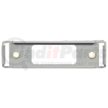 19737 by TRUCK-LITE - 19 Series Marker Light Mounting Bracket - For 19 Series Rectangular Shape Lights, 2 Screw Bracket Mount, Gray Polycarbonate