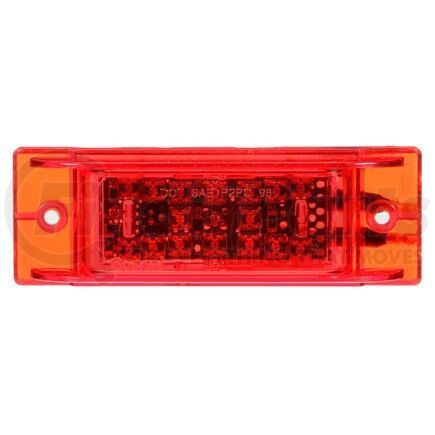 21271R by TRUCK-LITE - 21 Series Brake Light - LED, 16 Diode, High Mounted Stop Light, Bracket Mount, 12V