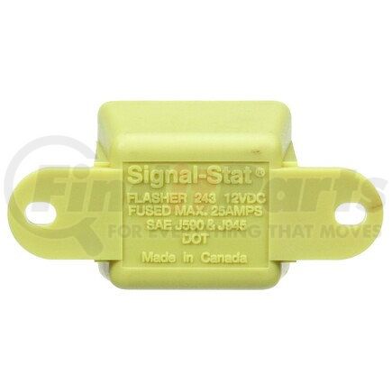 243 by TRUCK-LITE - Turn Signal Flasher - 10 Light Electro-Mechanical, Plastic, 60-120Fpm, 12V, 3 Blade Terminals